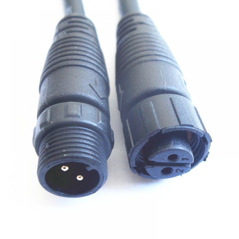 M12 mini male female waterproof pre-molded circular cable connector